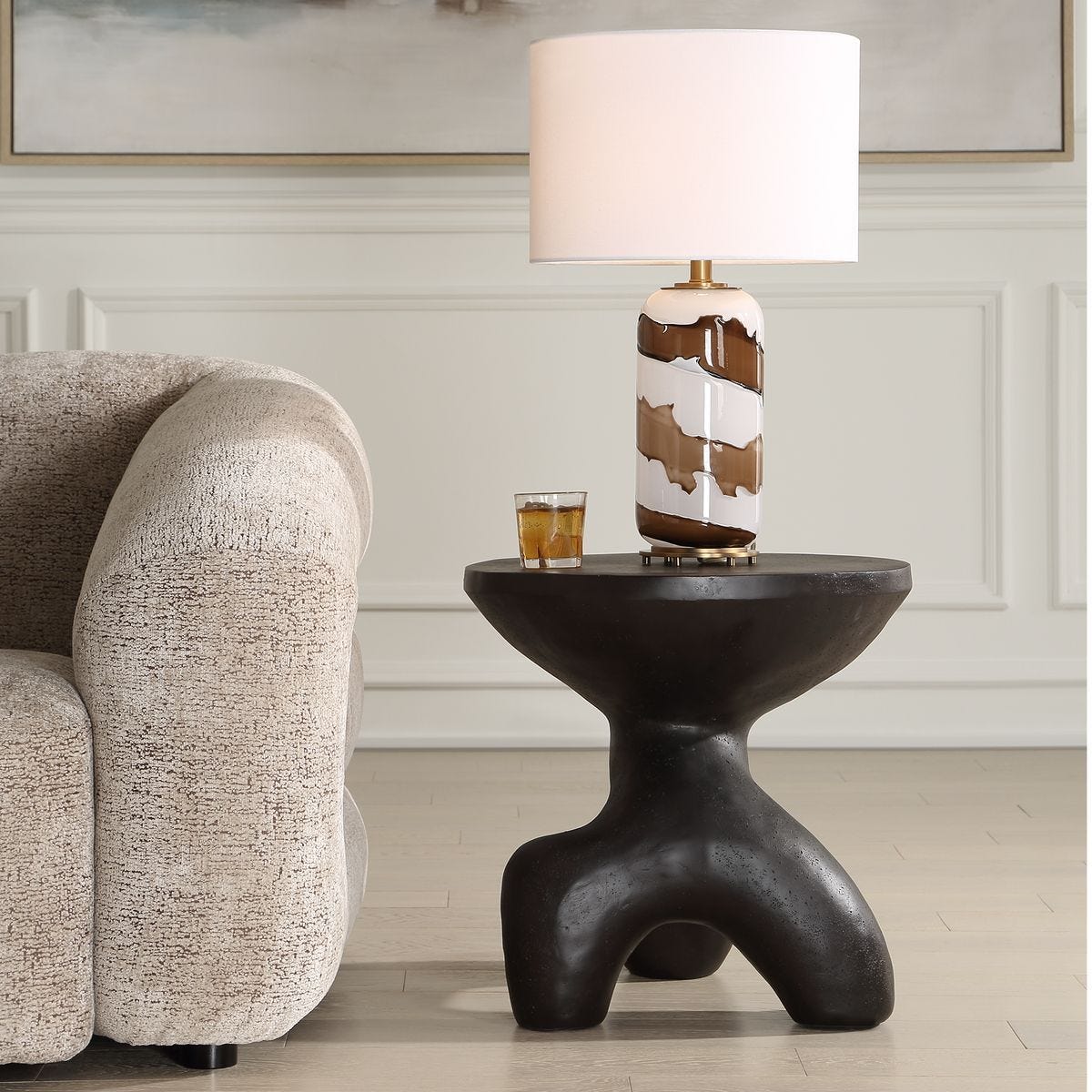 Veta Indoor-Outdoor Accent Table - chic accent table for contemporary home interiors | Image 3 | InSTYLE Home & Rugs