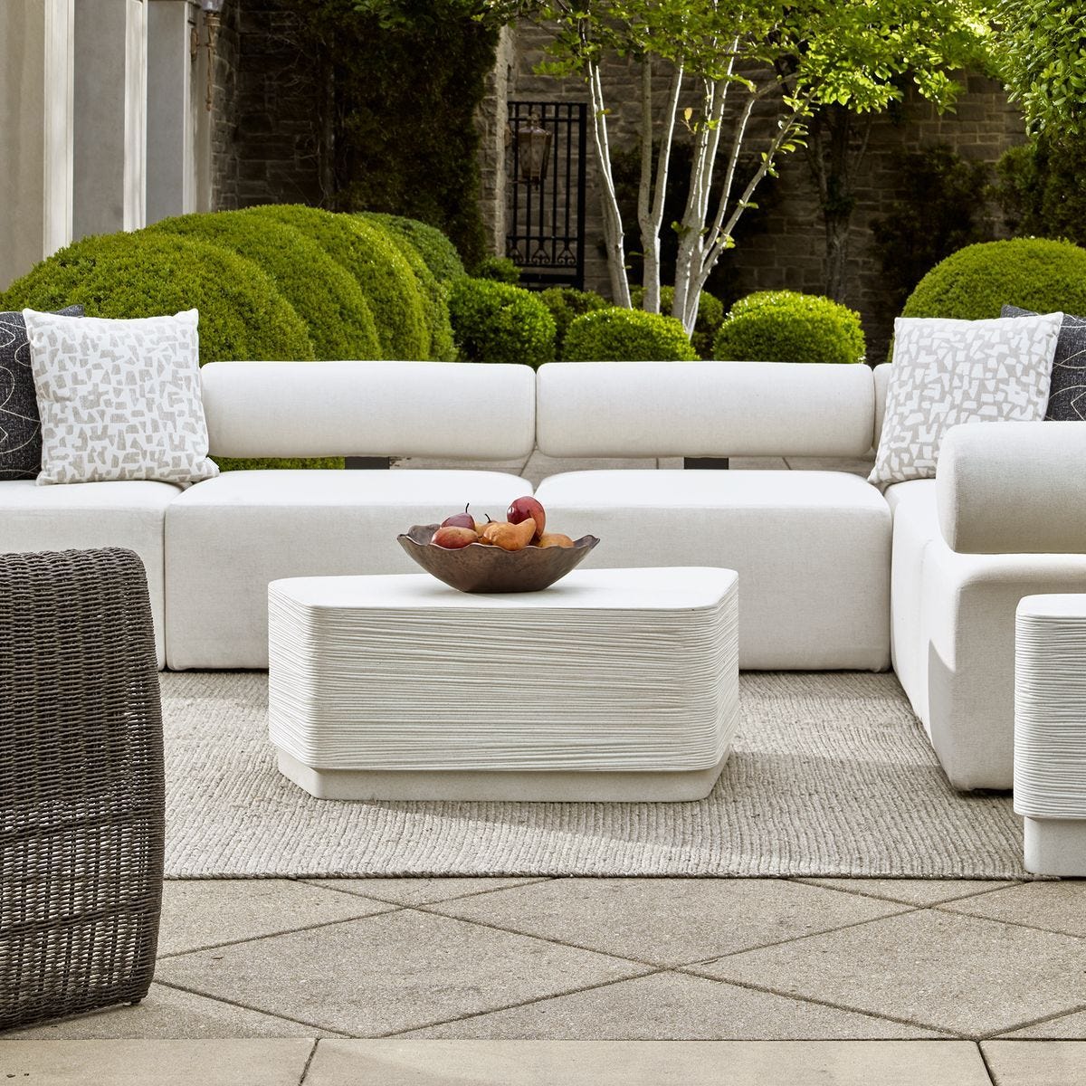 Saltwater Indoor-Outdoor Coffee Table - functional centerpieces for homes | Image 1 | InSTYLE Home & Rugs