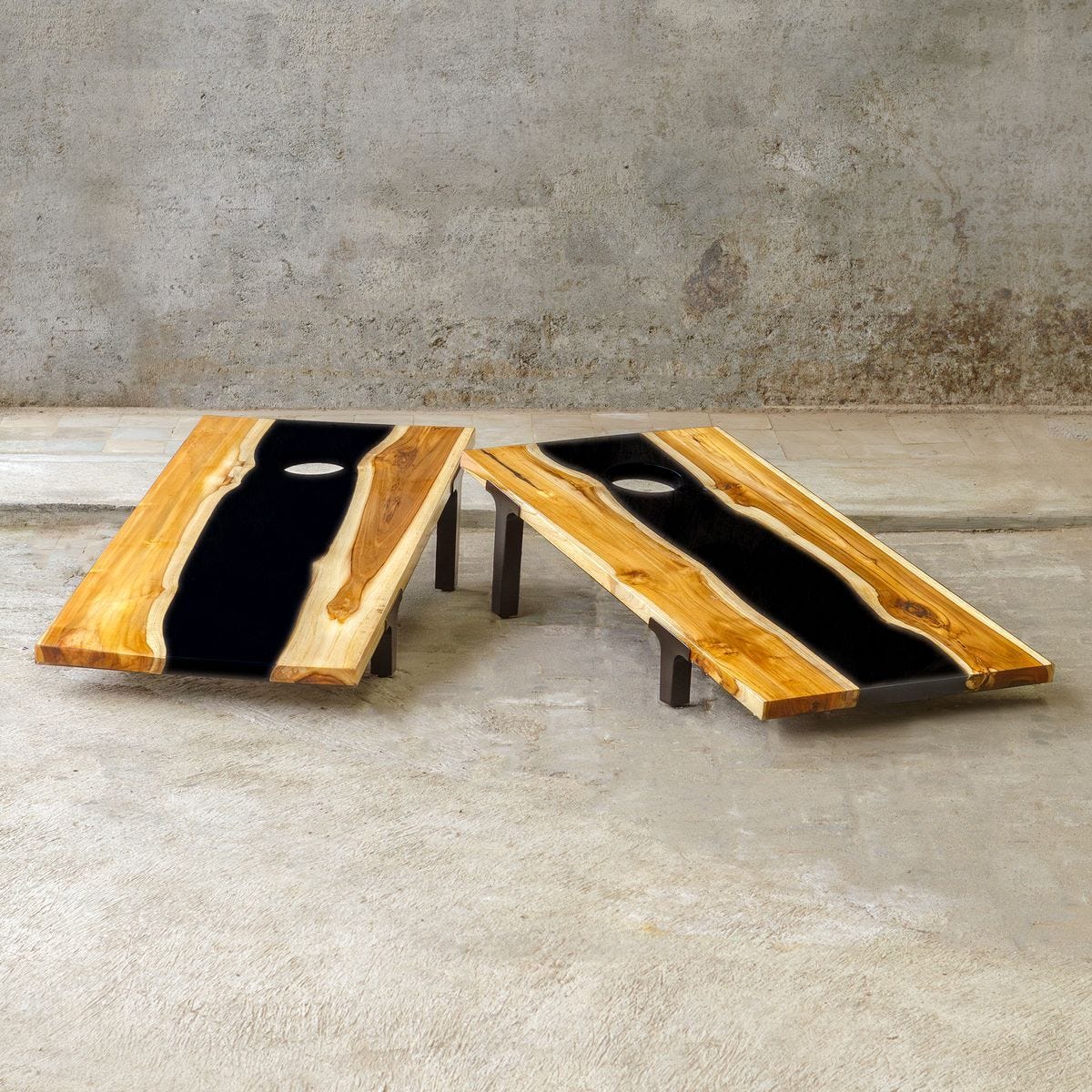 Clearwood Cornhole Game, Black, S/2 - | Image 3 | InSTYLE Home & Rugs