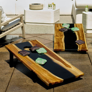 Clearwood Cornhole Game, Black, S/2 - | Image 1 | InSTYLE Home & Rugs