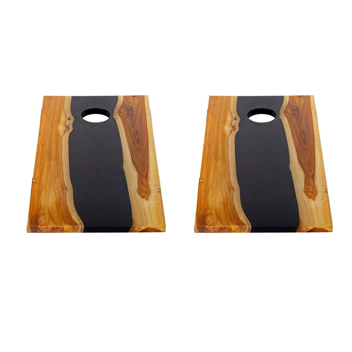 Clearwood Cornhole Game, Black, S/2 - | Image 5 | InSTYLE Home & Rugs
