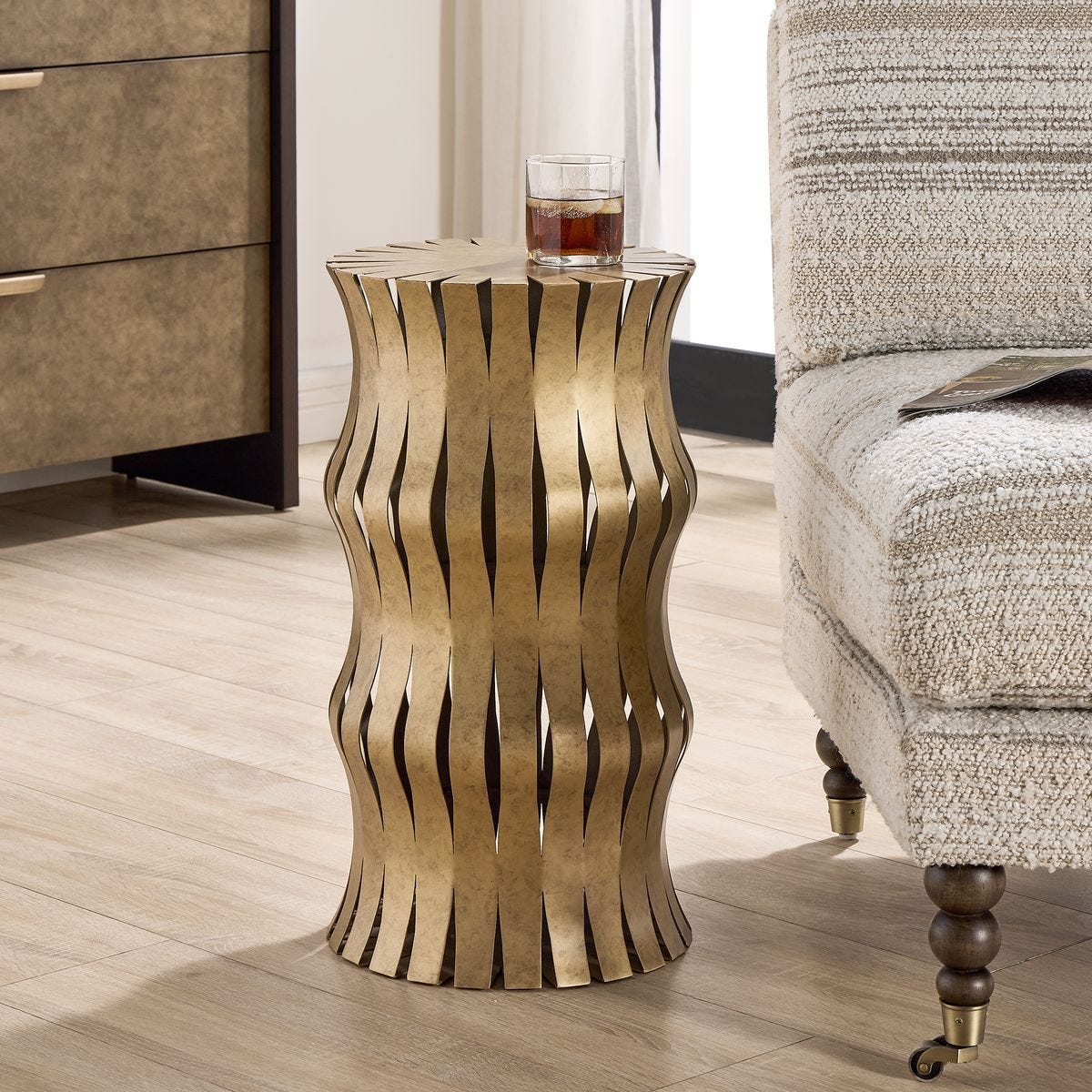 Arida Accent Table - small accent table with storage for a clutter-free space | Image 1 | InSTYLE Home & Rugs