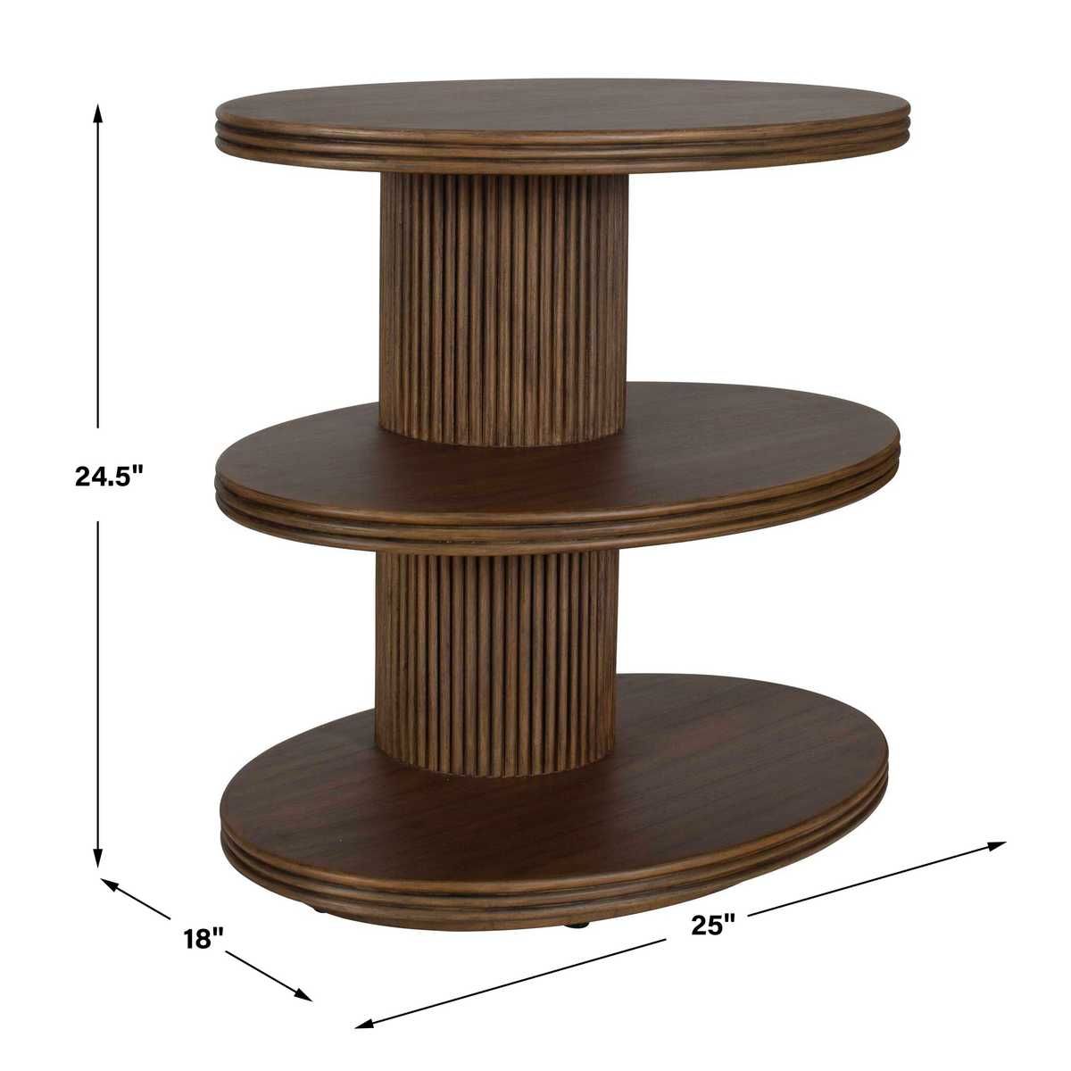 Top Tier Side Table - perfect for holding drinks, lamps, and other essentials | Image 7 | InSTYLE Home & Rugs
