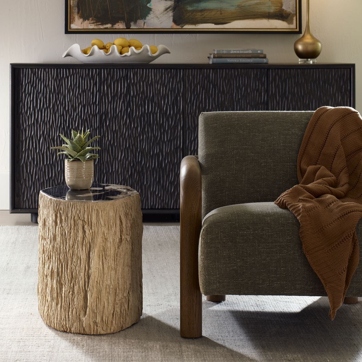Arco Accent Table - small accent table with storage for a clutter-free space | Image 3 | InSTYLE Home & Rugs