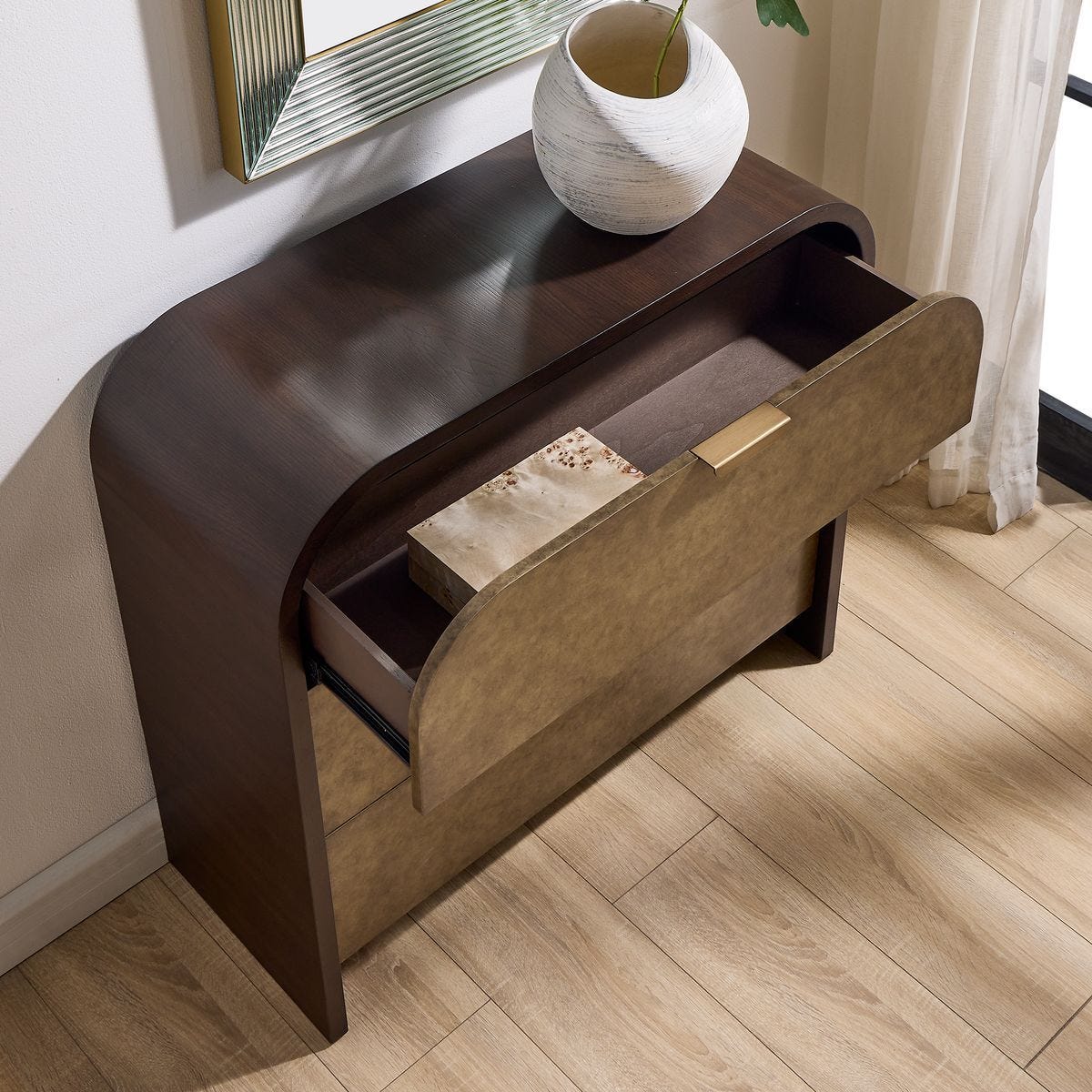 Byrams 3 Drawer Chest - durable drawer with smooth glide mechanism for daily use | Image 4 | InSTYLE Home & Rugs