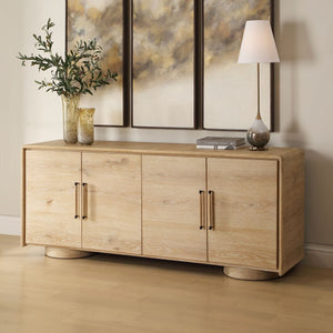 Evanston 4 Door Cabinet - elegant cabinets for your bar | Image 3 | InSTYLE Home & Rugs