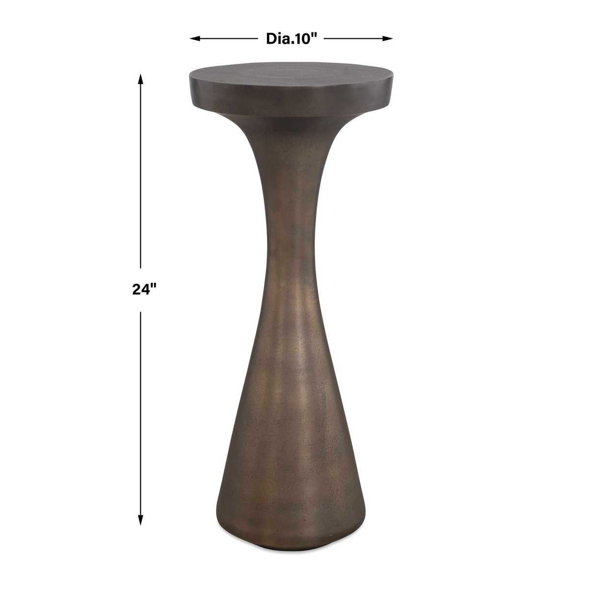 Miko Indoor-Outdoor Drink Table - sleek design for modern homes | Image 6 | InSTYLE Home & Rugs