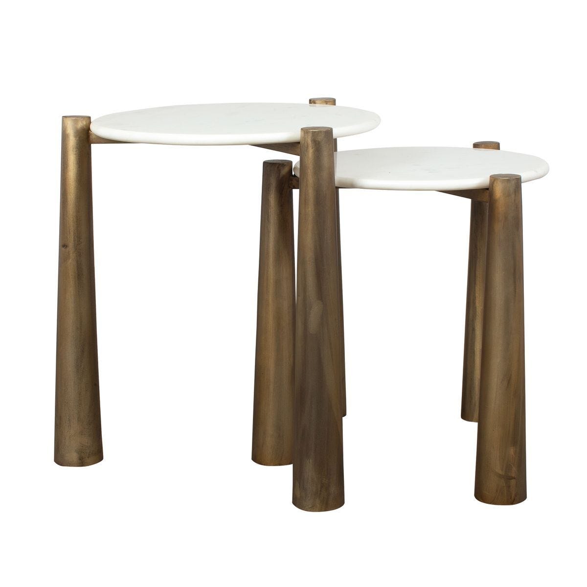 Claridge Nesting Tables, S/2 - contemporary end table for sofas | Image 3 | InSTYLE Home & Rugs