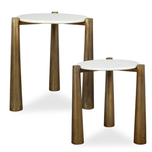 Claridge Nesting Tables, S/2 - contemporary end table for sofas | Image 2 | InSTYLE Home & Rugs