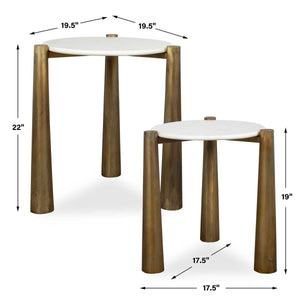 Claridge Nesting Tables, S/2 - contemporary end table for sofas | Image 5 | InSTYLE Home & Rugs