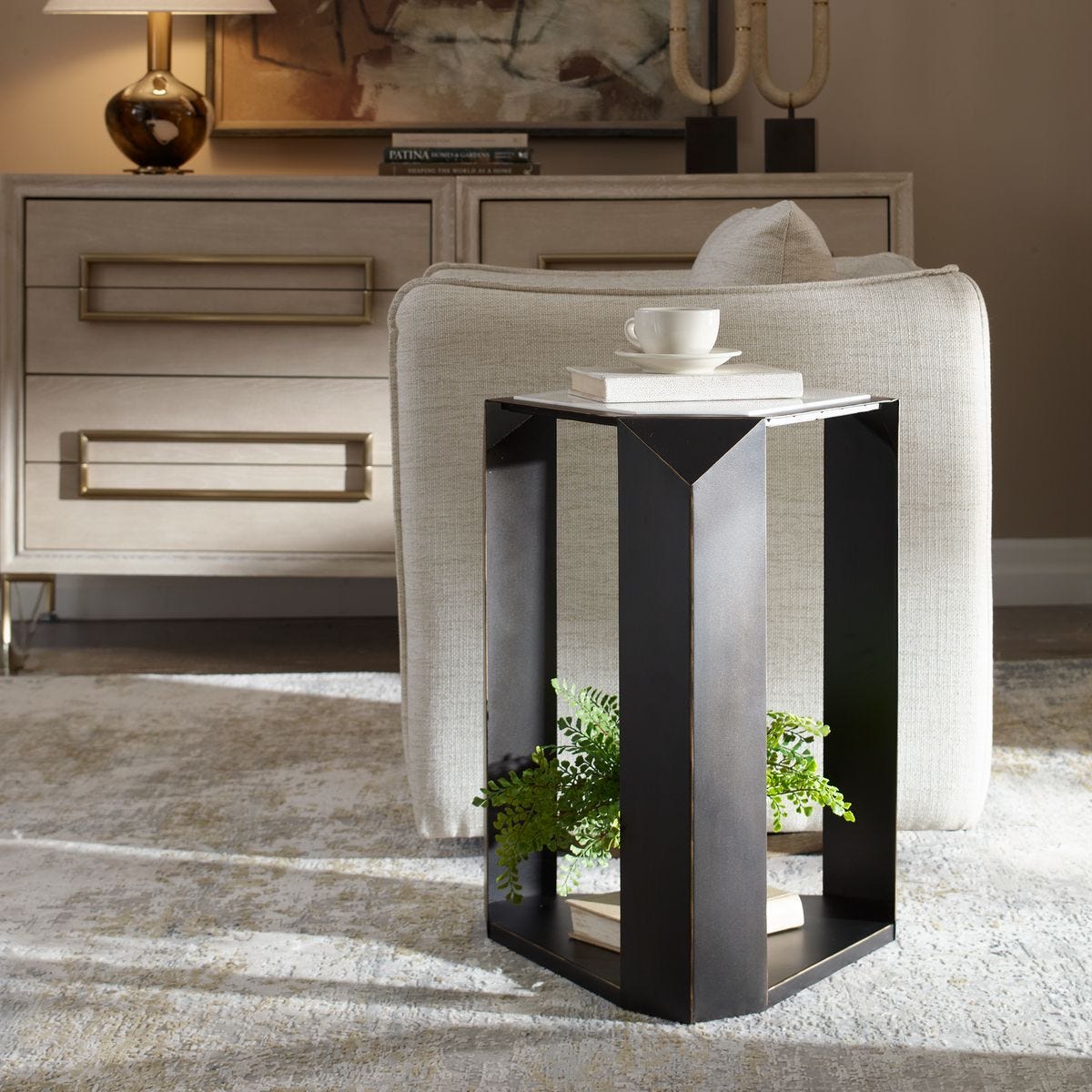 Keenan Accent Table - small accent table with storage for a clutter-free space | Image 3 | InSTYLE Home & Rugs