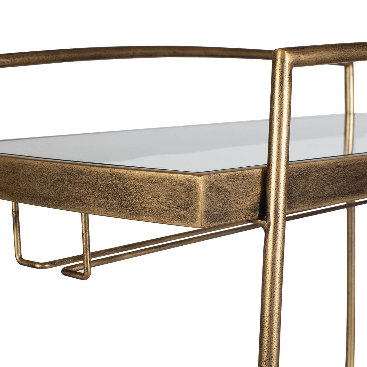 Scarritt Bar Cart - compact bar cart for small spaces and home entertainment | Image 4 | InSTYLE Home & Rugs