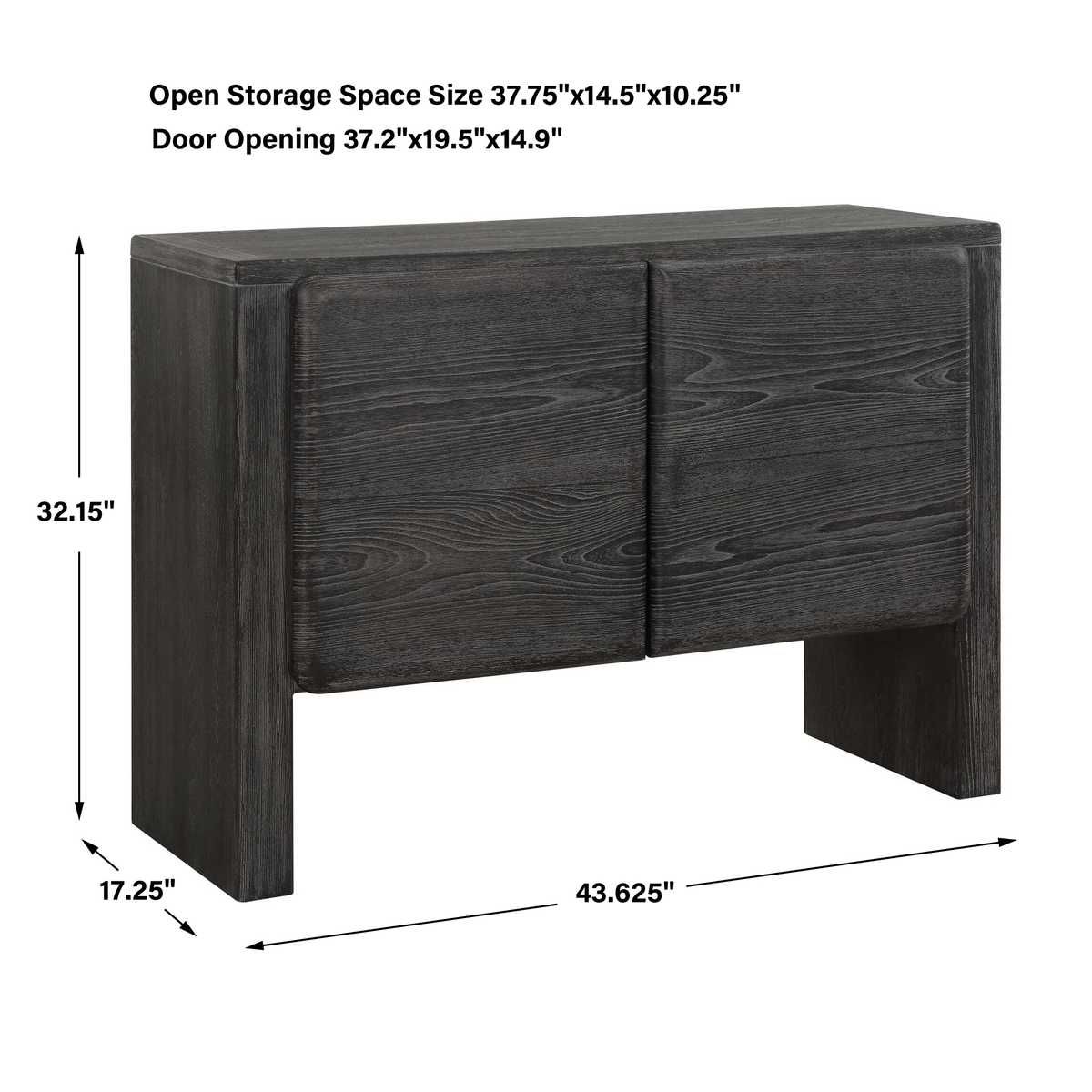 Bierk 2 Door Cabinet - perfect storage for drinks and glassware | Image 11 | InSTYLE Home & Rugs