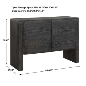 Bierk 2 Door Cabinet - perfect storage for drinks and glassware | Image 11 | InSTYLE Home & Rugs