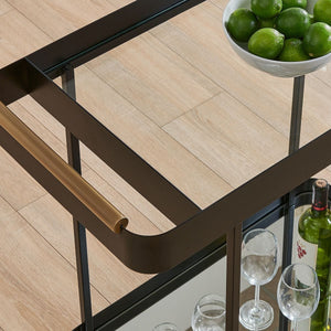 Vesper Bar Cart - elegant bar cart for hosting stylish cocktail parties | Image 4 | InSTYLE Home & Rugs