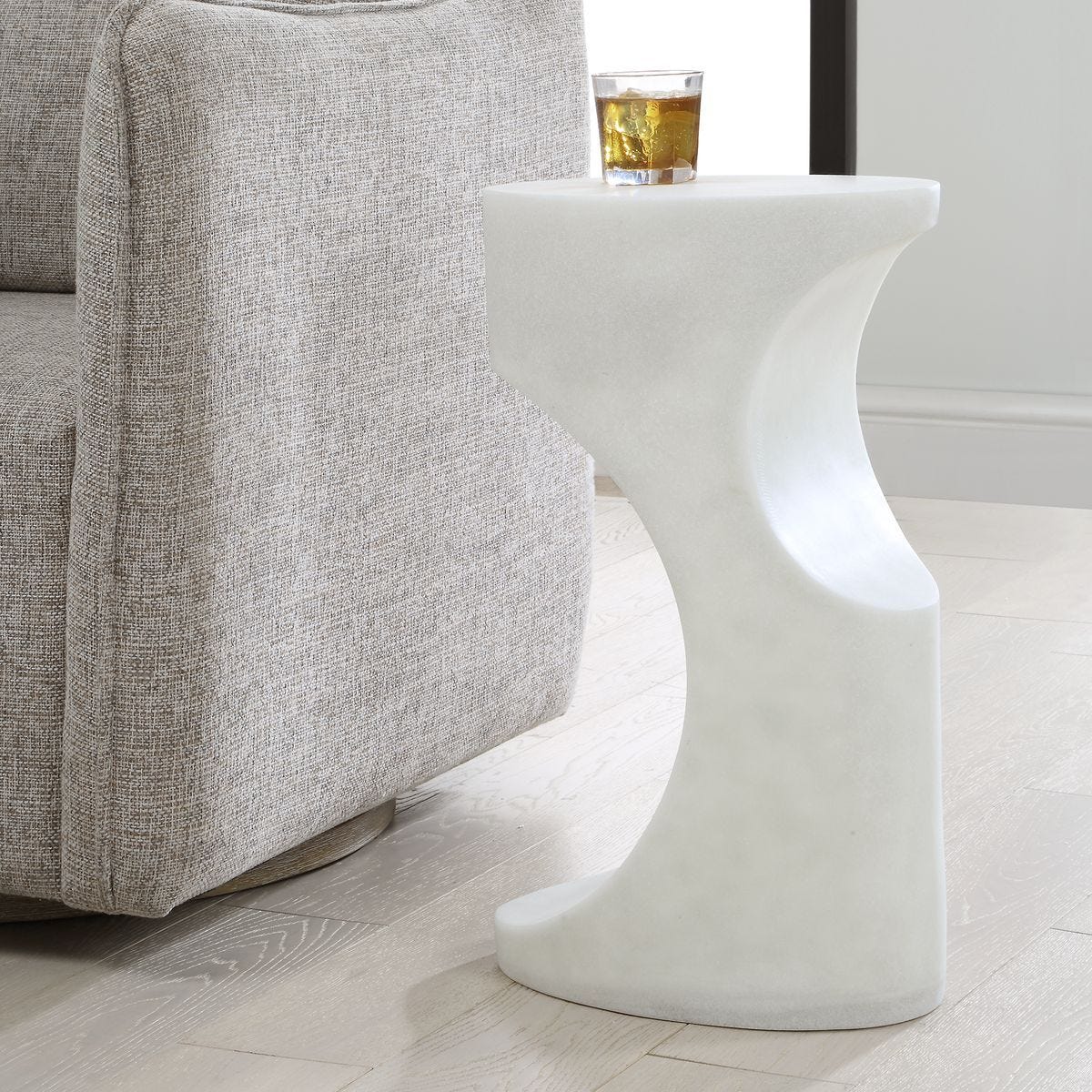 Stevie Accent Indoor-Outdoor Table - slim tables for entryways | Image 3 | InSTYLE Home & Rugs