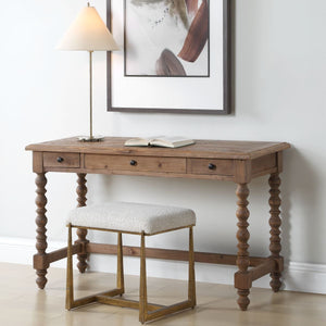 Samuelle Writing Desk - stylish desk for modern spaces | Image 2 | InSTYLE Home & Rugs
