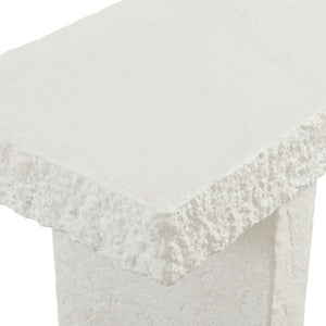 Hagan Indoor-Outdoor Console Table, Limestone, 2 CARTONS - elegant console table for modern living room decor | Image 5 | InSTYLE Home & Rugs