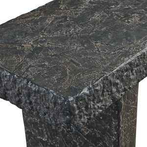 Hagan Indoor-Outdoor Console Table, Natural Slate, 2 CARTONS - compact console for organizing entryway or hallway essentials | Image 4 | InSTYLE Home & Rugs