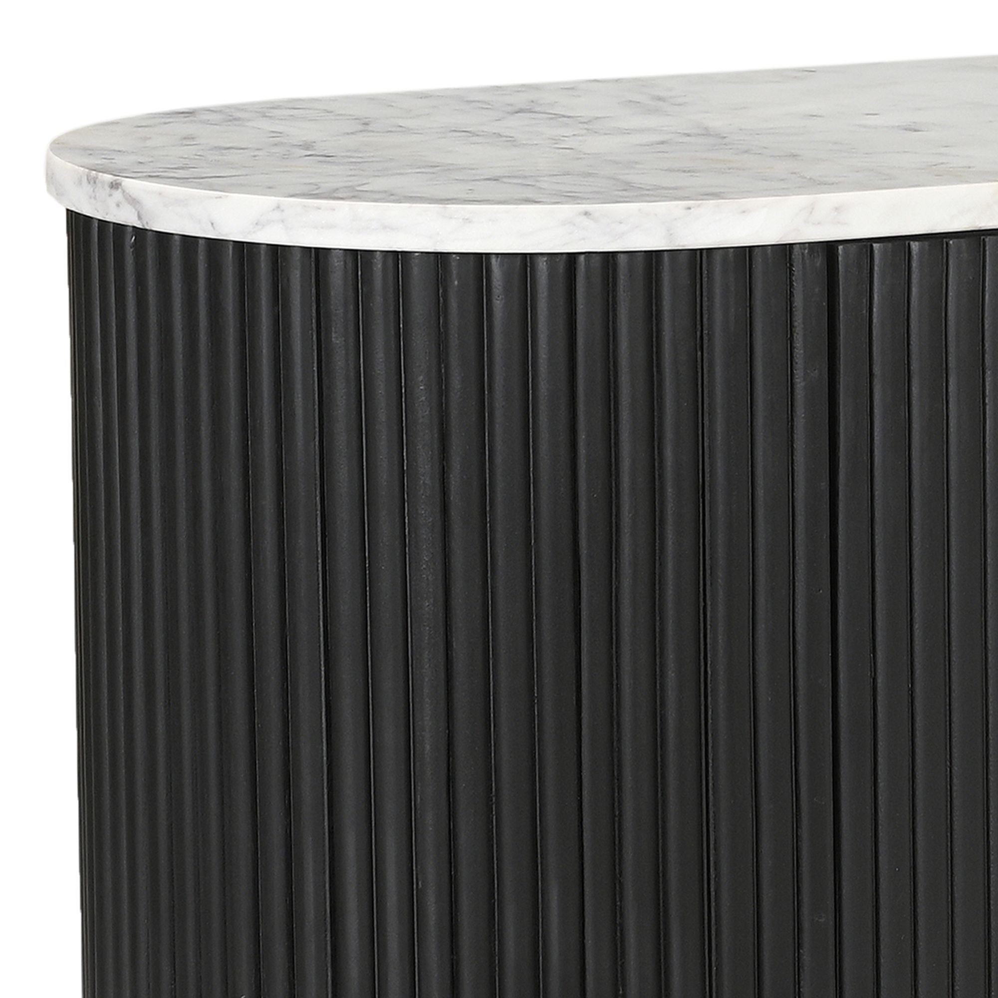 Reyna Media Cabinet, 71" - versatile media cabinet with doors to hide cables and clutter | Image 7 | InSTYLE Home & Rugs