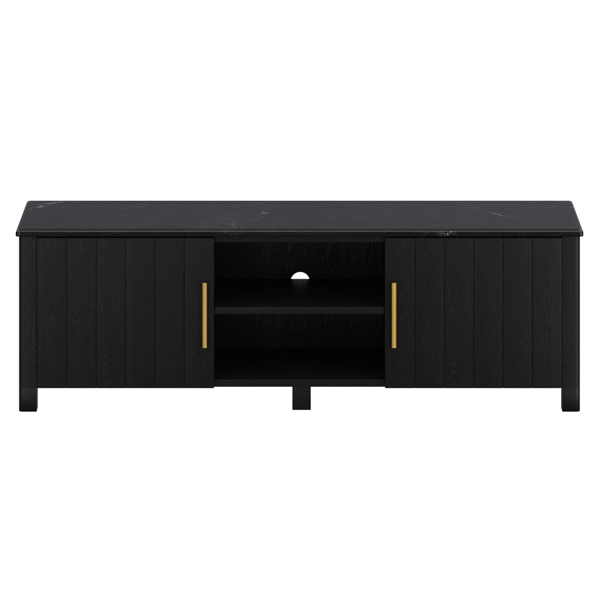 Camden Media Cabinet - media cabinet with ample storage for dvds, blu-rays, and electronics | Image 6 | InSTYLE Home & Rugs