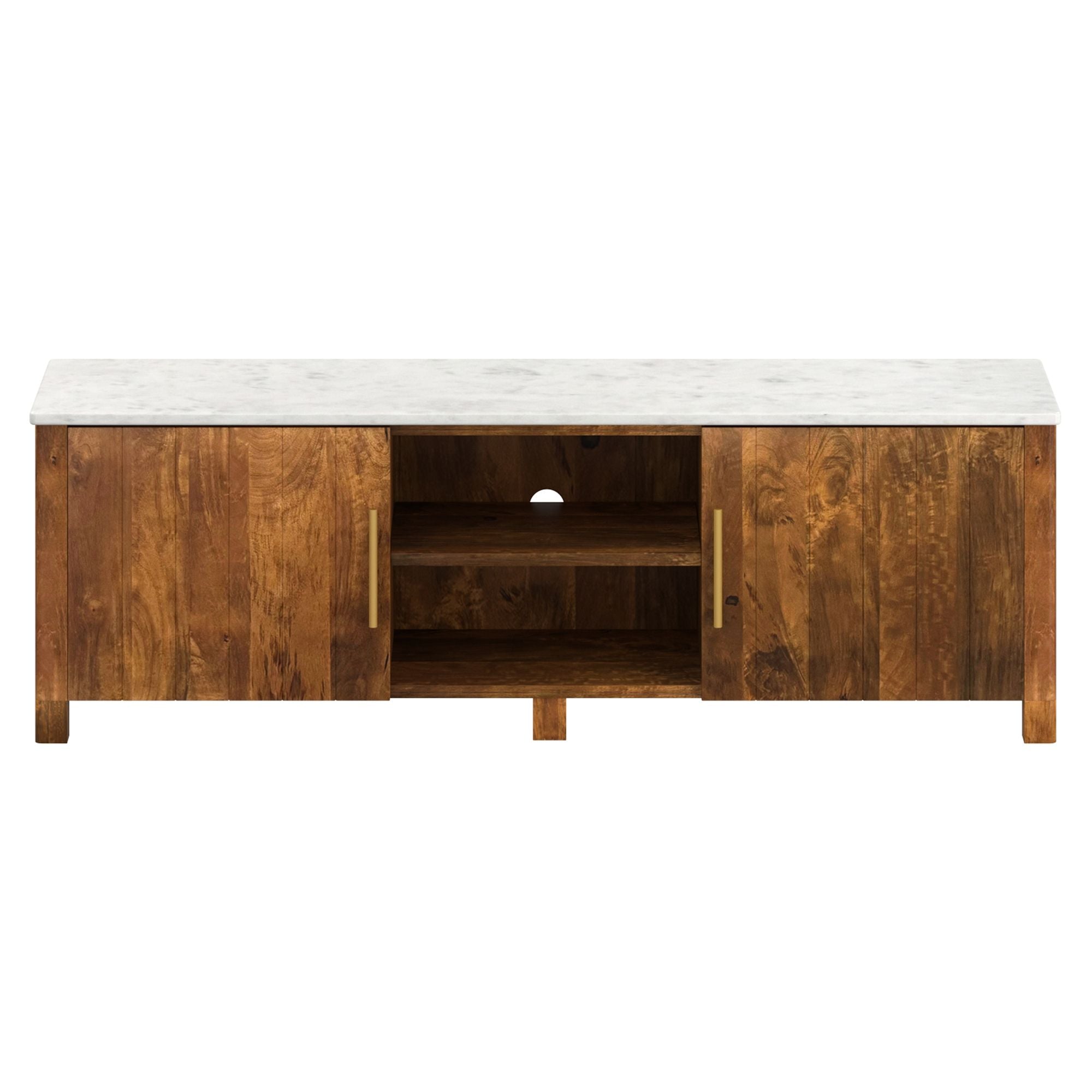 Camden Media Cabinet, 63" - perfect for hallway decor | Image 5 | InSTYLE Home & Rugs