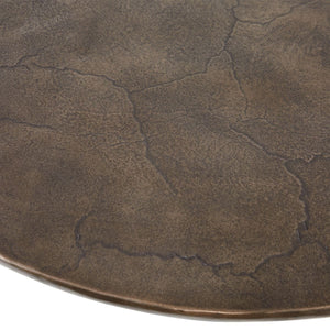 Madrone Indoor-Outdoor Bistro Table, Golden Dark Bronze - slim tables for entryways | Image 3 | InSTYLE Home & Rugs