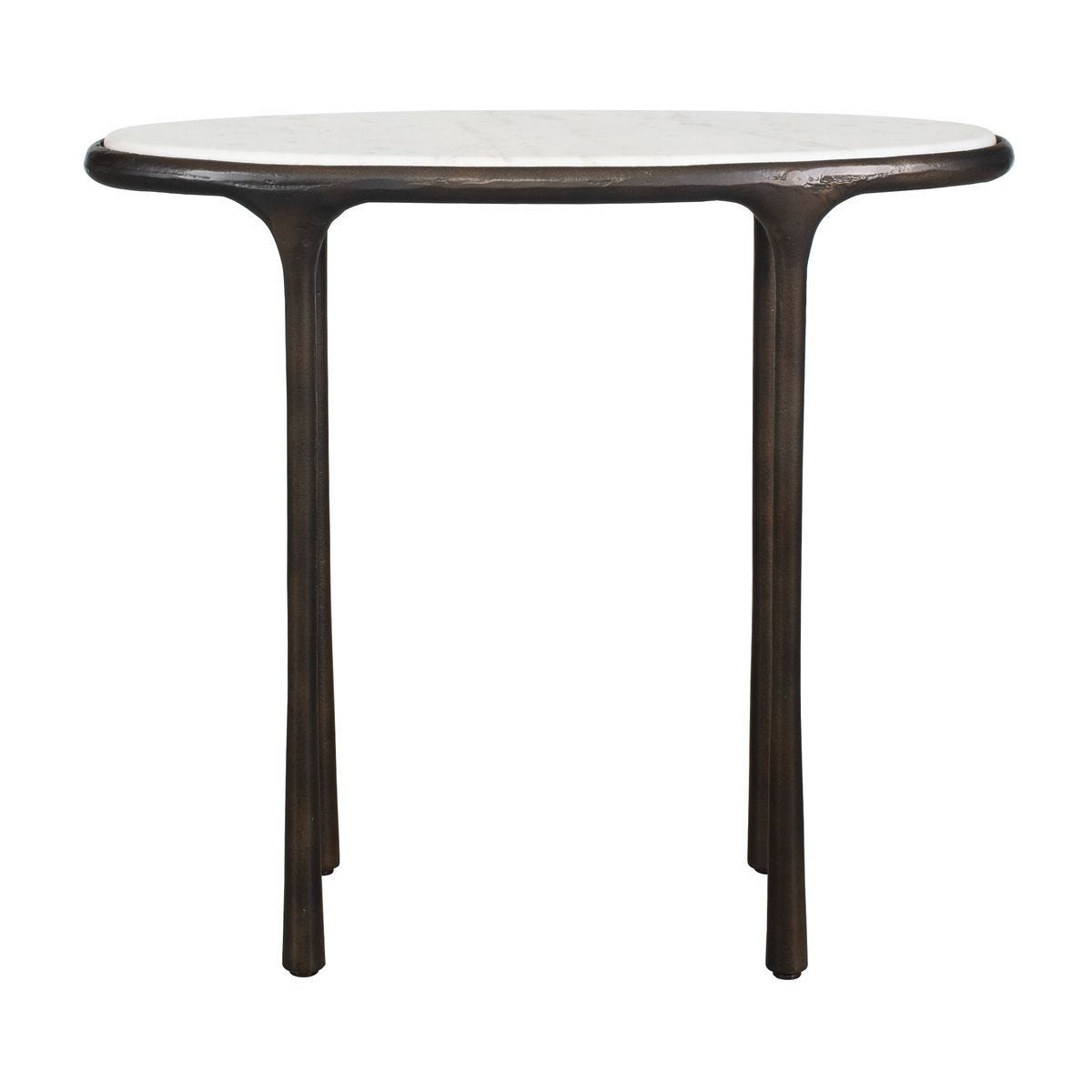 Ata Accent Table, Dark Bronze - functional accent table with unique design for any room | Image 2 | InSTYLE Home & Rugs