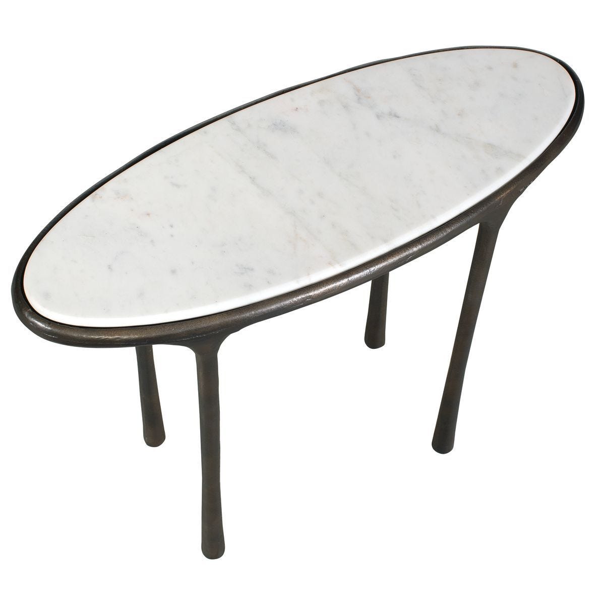 Ata Accent Table, Dark Bronze - functional accent table with unique design for any room | Image 4 | InSTYLE Home & Rugs