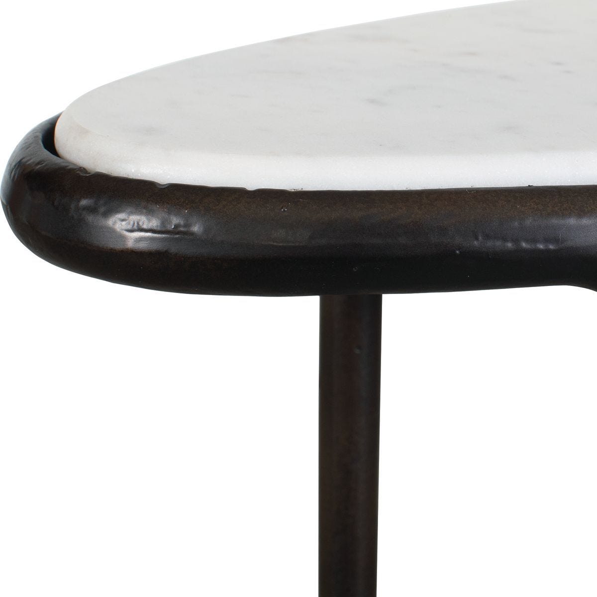 Ata Accent Table, Dark Bronze - functional accent table with unique design for any room | Image 5 | InSTYLE Home & Rugs