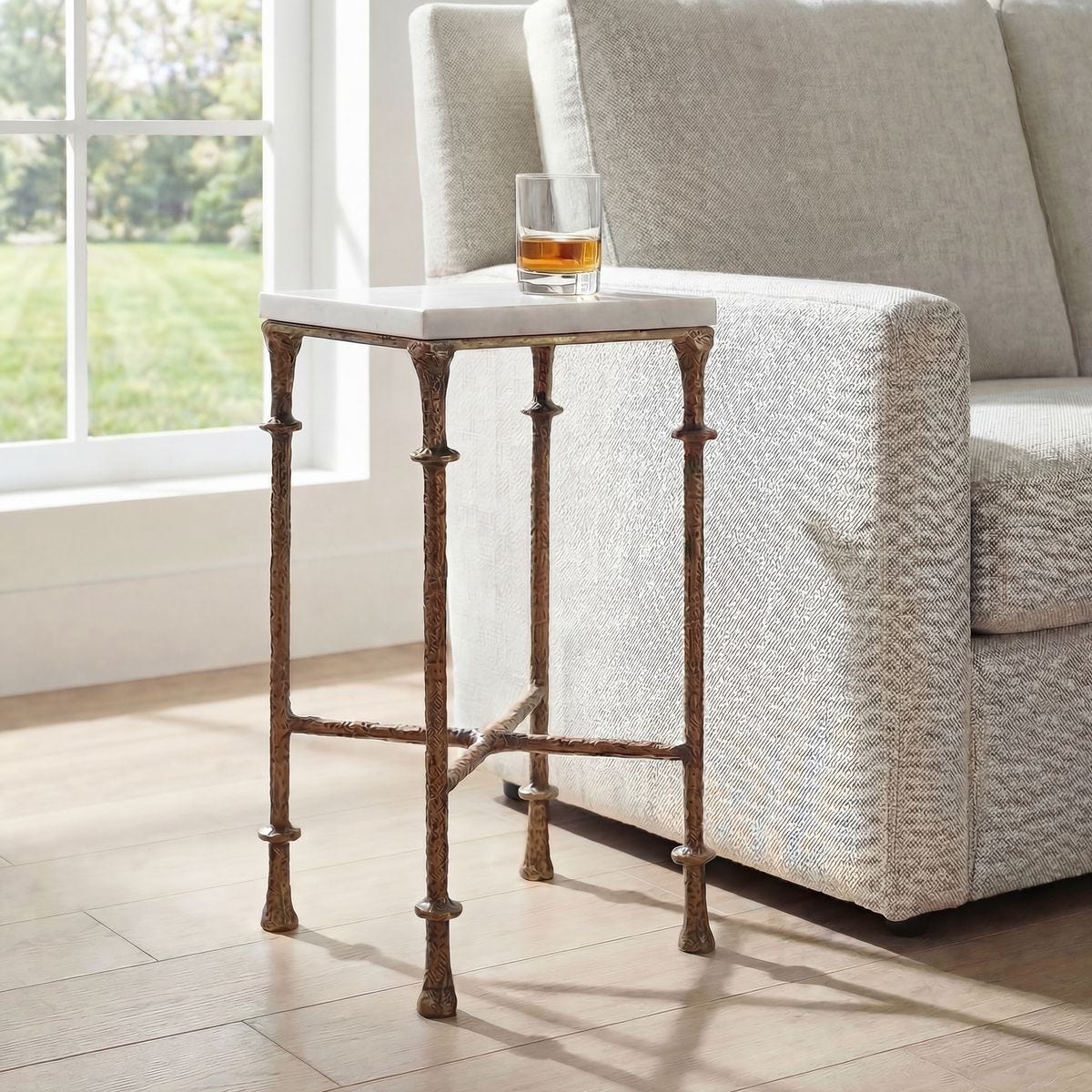 Penelope Accent Table - functional accent table with unique design for any room | Image 5 | InSTYLE Home & Rugs