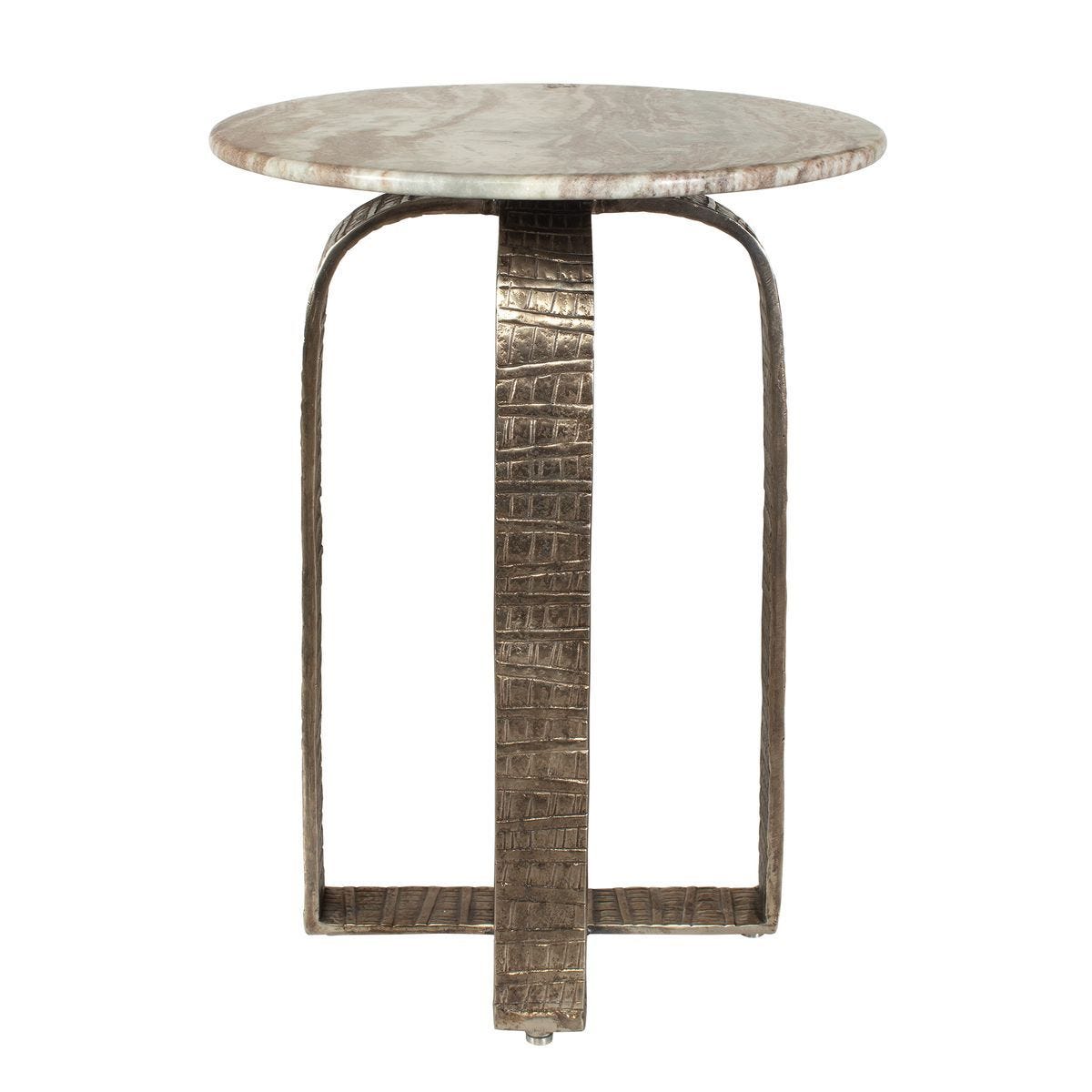Warner Indoor-Outdoor Side Table - chic and functional side table for your living room | Image 3 | InSTYLE Home & Rugs