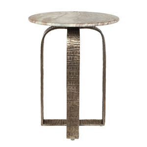 Warner Indoor-Outdoor Side Table - chic and functional side table for your living room | Image 3 | InSTYLE Home & Rugs