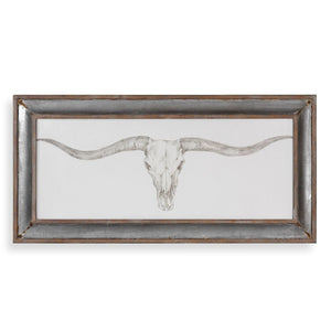 Western Skull Mount Framed Print - timeless artwork that brings character to any space | Image 2 | InSTYLE Home & Rugs