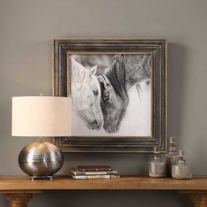 Custom Black and White Horses Framed Print - timeless artwork that brings character to any space | Image 5 | InSTYLE Home & Rugs