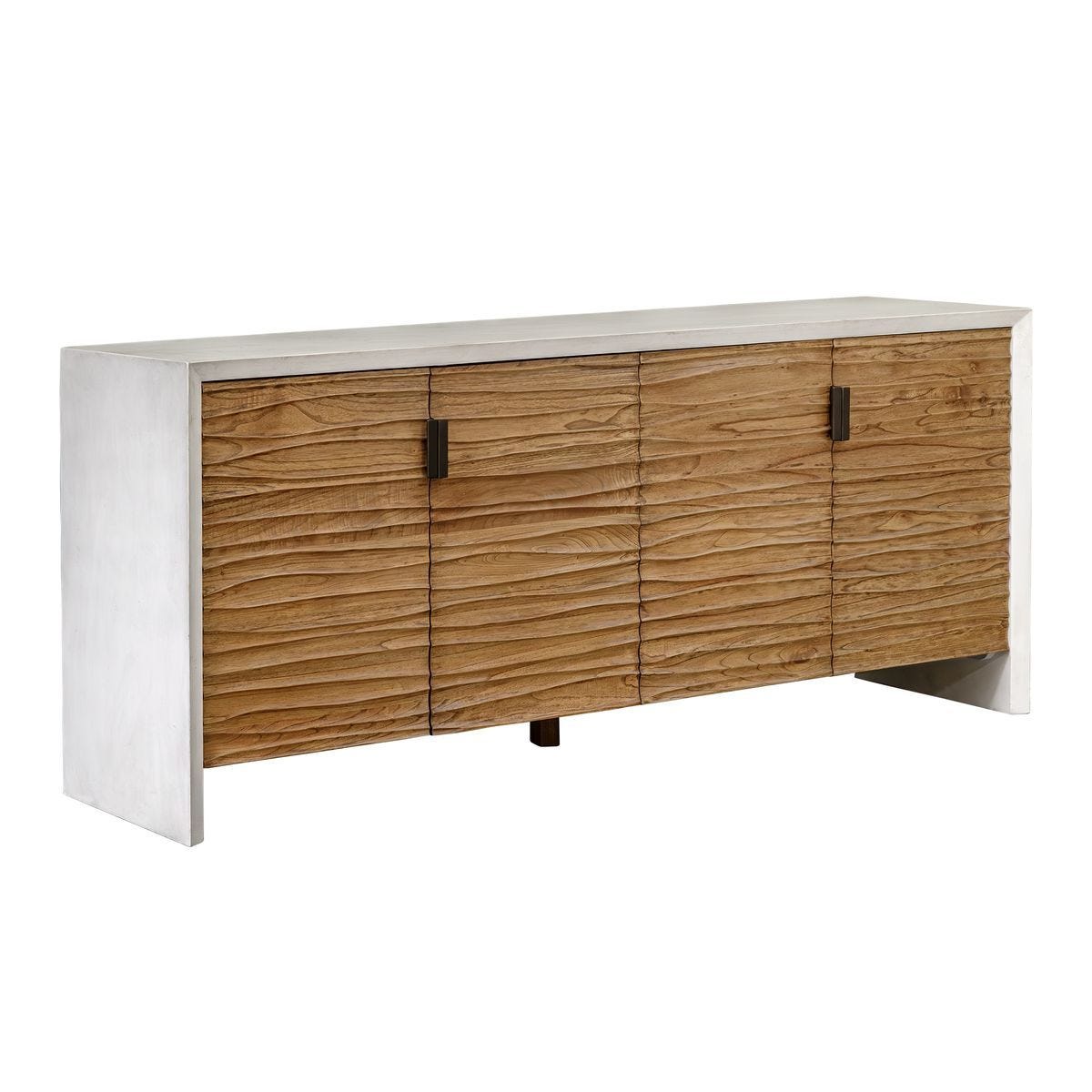 Brinson 4 Door Cabinet - perfect for storage and display | Image 2 | InSTYLE Home & Rugs