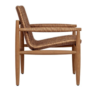 Sumba Outdoor Lounge Chair, Golden Flax - stylish lounge chairs for any room | Image 3 | InSTYLE Home & Rugs