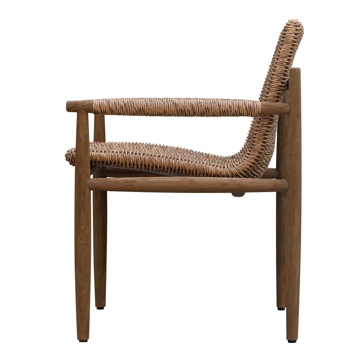 Sumba Outdoor Dining Chair, Golden Flax - comfortable dining experience | Image 10 | InSTYLE Home & Rugs