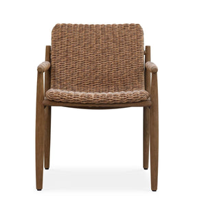 Sumba Outdoor Dining Chair, Golden Flax - comfortable dining experience | Image 2 | InSTYLE Home & Rugs
