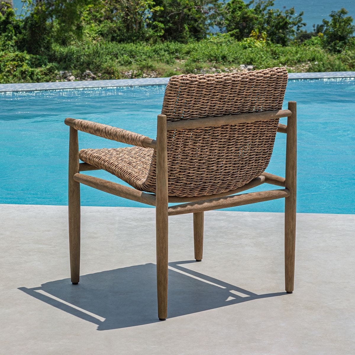 Sumba Outdoor Dining Chair, Golden Flax - comfortable dining experience | Image 13 | InSTYLE Home & Rugs