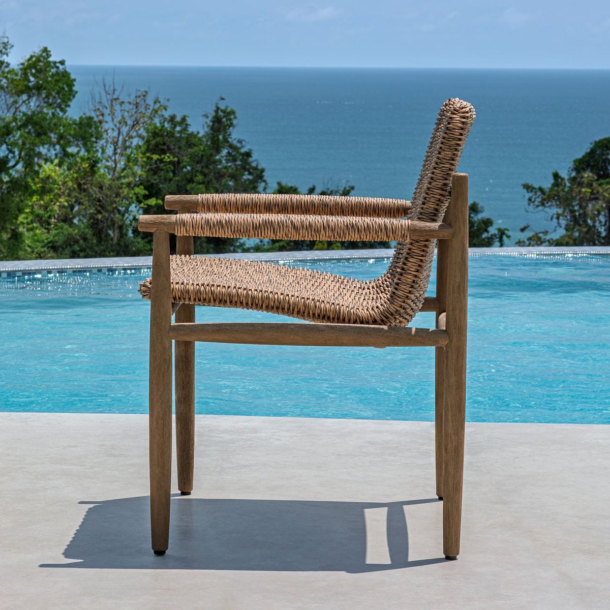 Sumba Outdoor Dining Chair, Golden Flax - comfortable dining experience | Image 17 | InSTYLE Home & Rugs