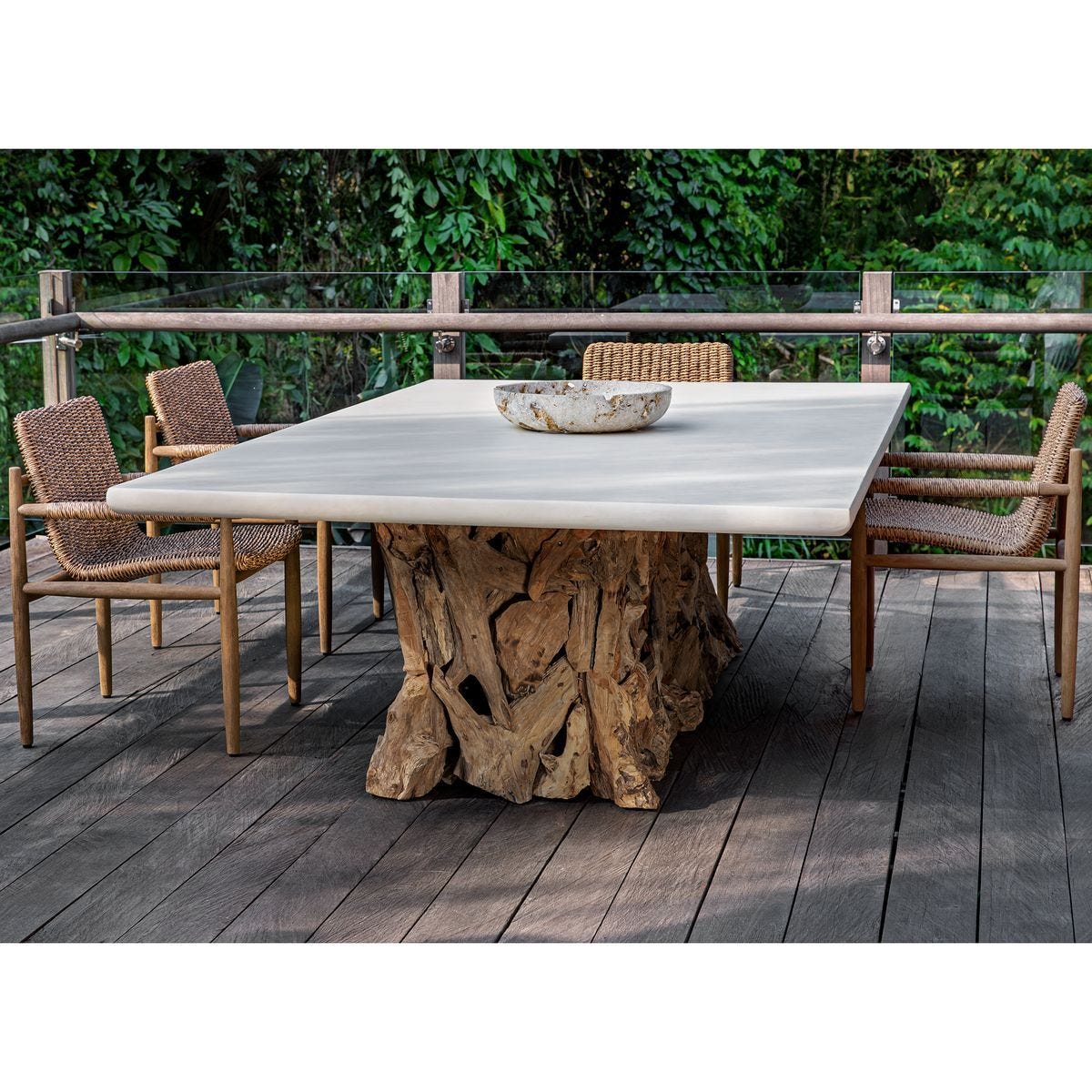 Stonewood Indoor-Outdoor Ping Pong Dining Table, 2 CARTONS - perfect for family meals | Image 8 | InSTYLE Home & Rugs