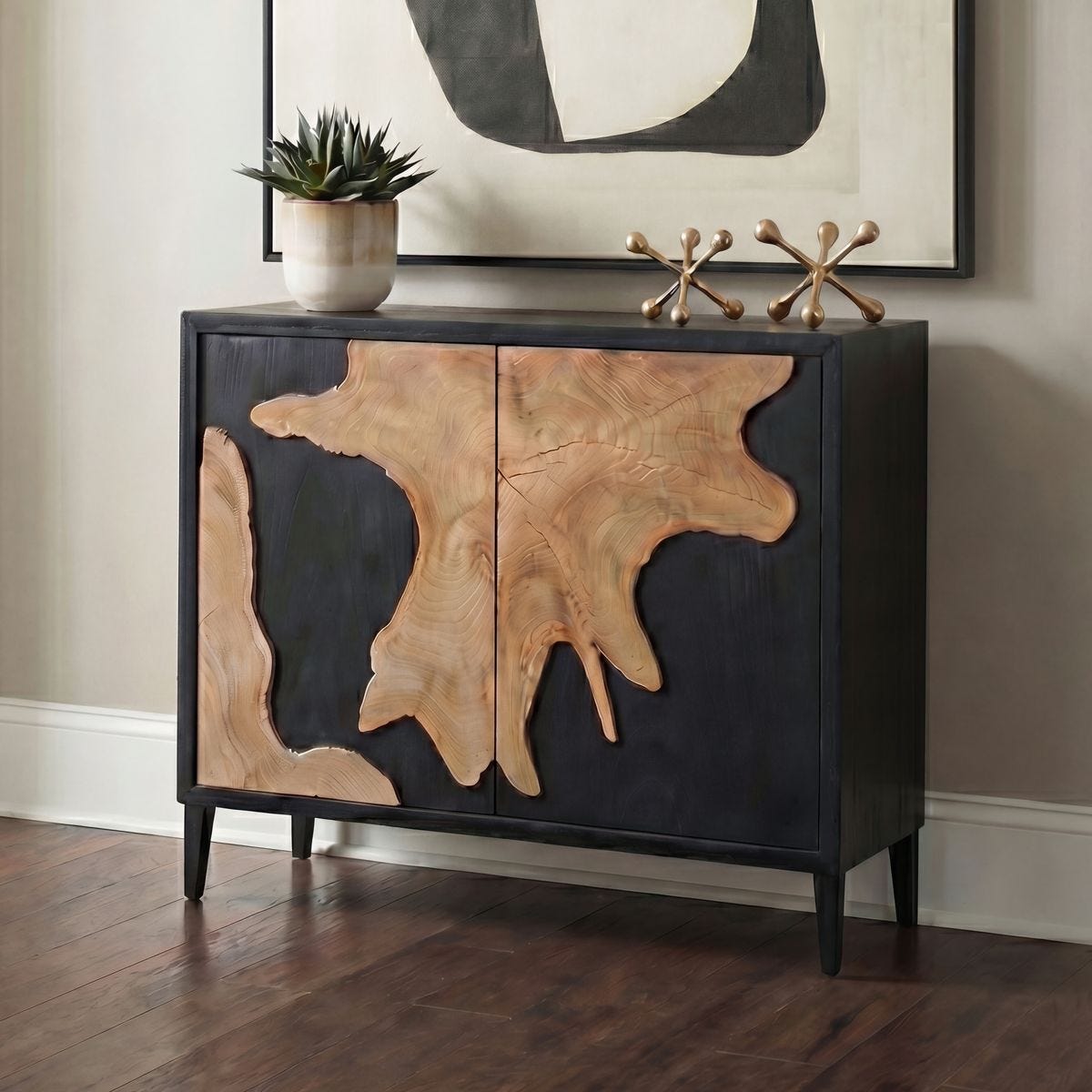 Andrei 2 Door Cabinet - perfect for storage and display | Image 1 | InSTYLE Home & Rugs
