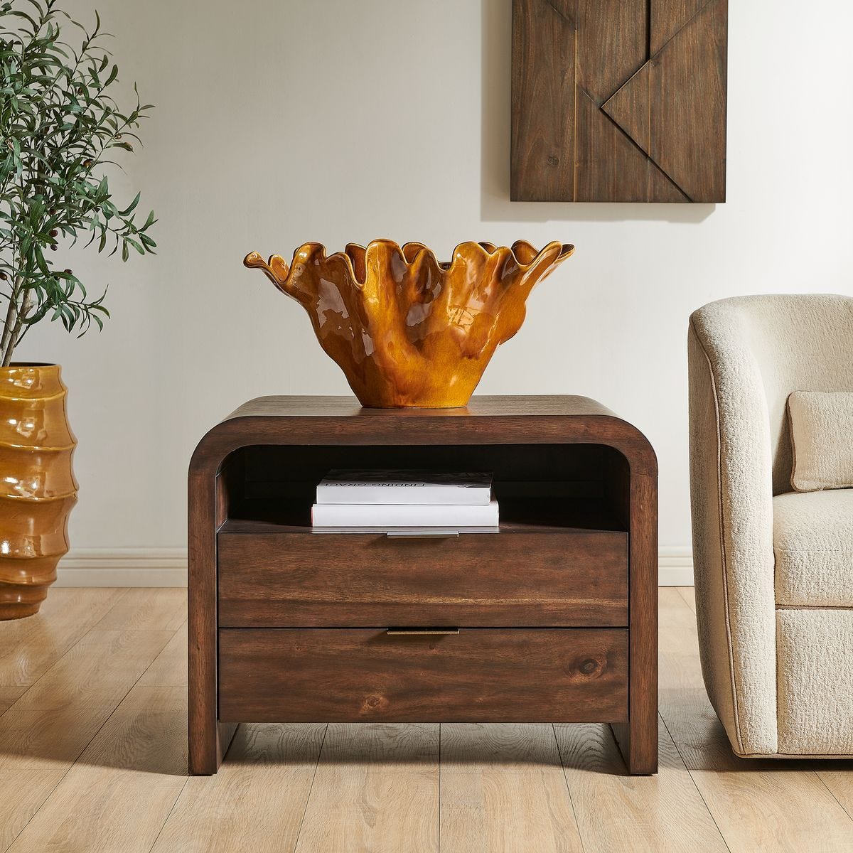 Decatur Side Table - perfect for holding drinks, lamps, and other essentials | Image 3 | InSTYLE Home & Rugs