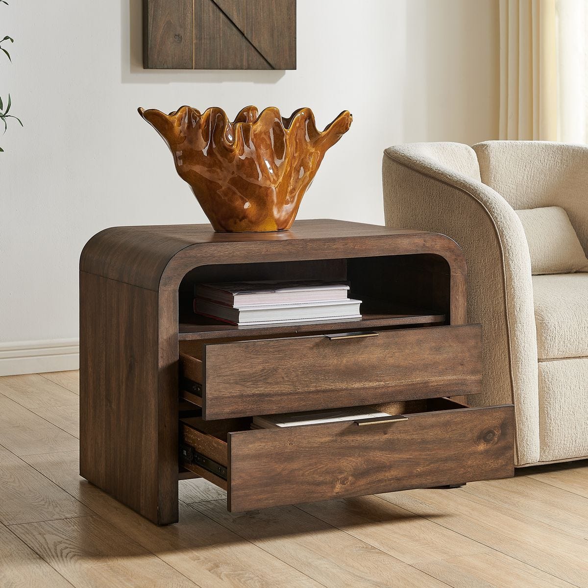 Decatur Side Table - perfect for holding drinks, lamps, and other essentials | Image 5 | InSTYLE Home & Rugs