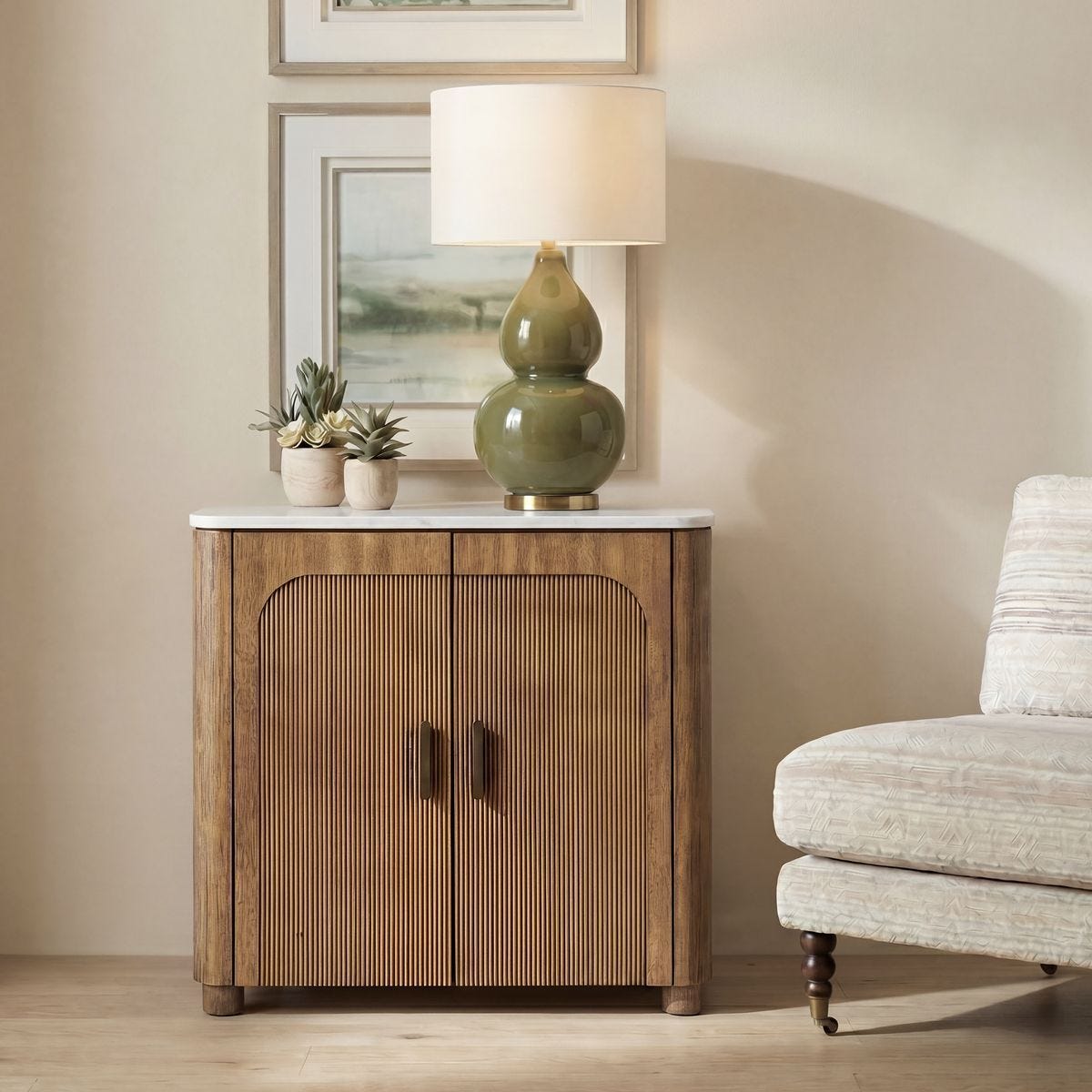 Mebarak 2 Door Cabinet - stylish cabinet for modern spaces | Image 1 | InSTYLE Home & Rugs