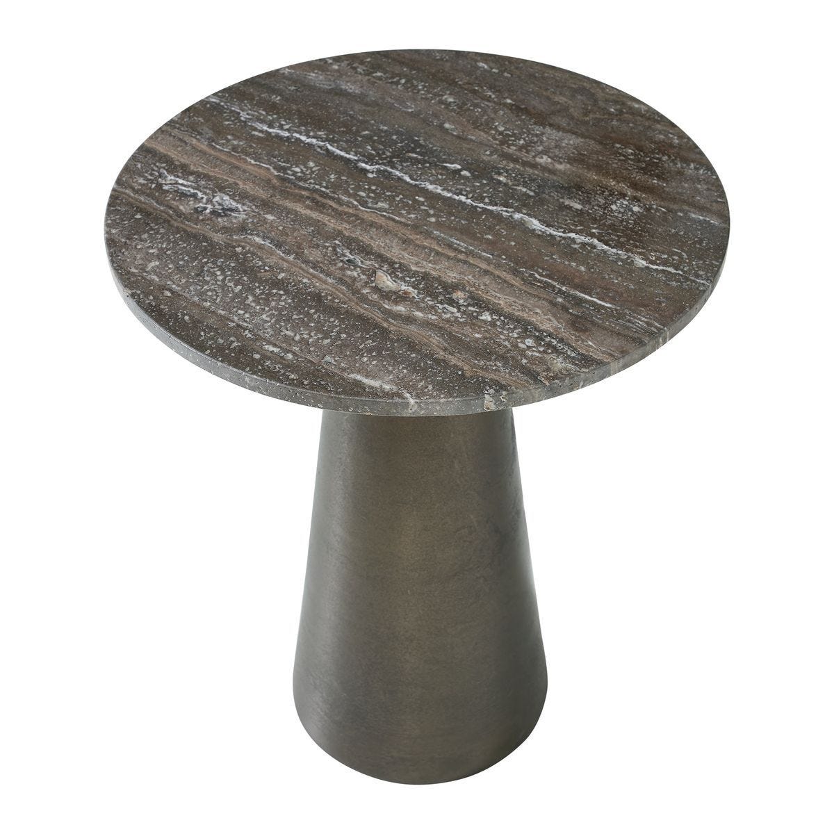 Midsummer Indoor-Outdoor Accent Table, Bronze, 2 CARTONS - chic accent table for contemporary home interiors | Image 3 | InSTYLE Home & Rugs