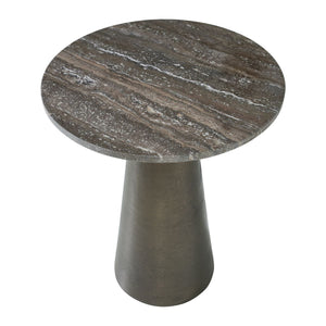 Midsummer Indoor-Outdoor Accent Table, Bronze, 2 CARTONS - chic accent table for contemporary home interiors | Image 3 | InSTYLE Home & Rugs