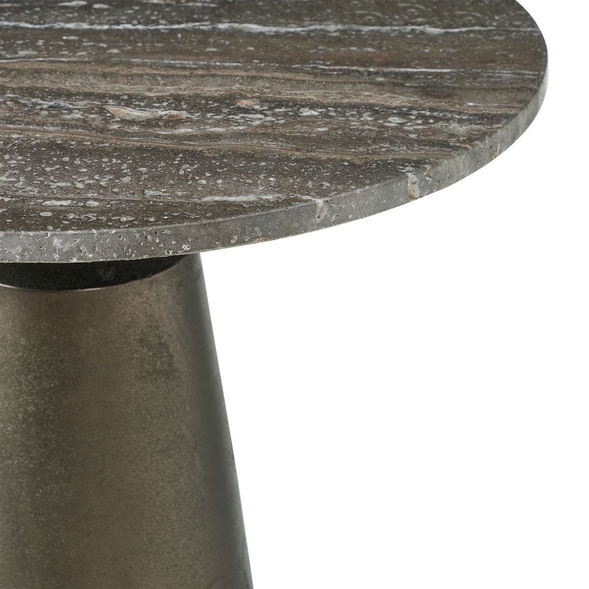 Midsummer Indoor-Outdoor Accent Table, Bronze, 2 CARTONS - chic accent table for contemporary home interiors | Image 4 | InSTYLE Home & Rugs