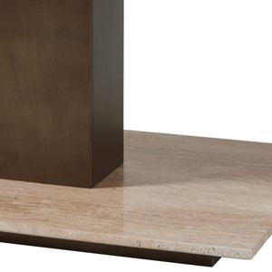 Travertini Accent Table - chic accent table for contemporary home interiors | Image 5 | InSTYLE Home & Rugs